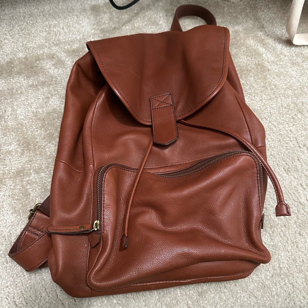 Fossil Genuine Cowhide Backpack